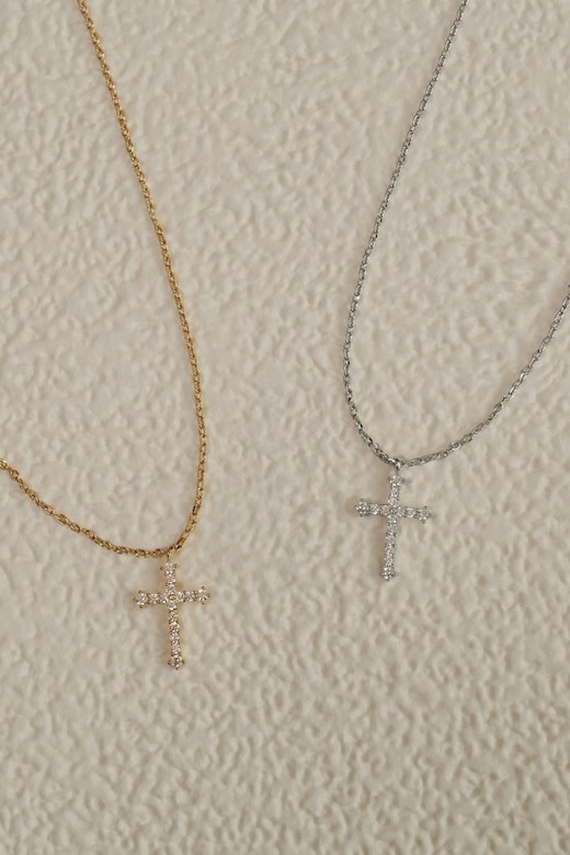 細鑽十字項鍊