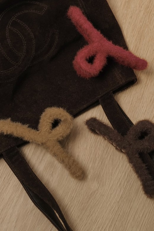 毛感針織中型抓夾