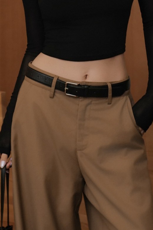 自訂款牛皮方釦頭皮帶