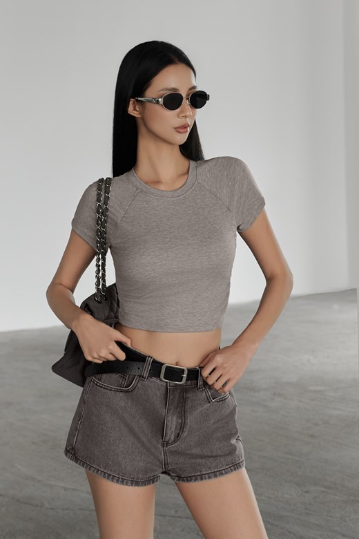 側抓皺棉質BRATEE