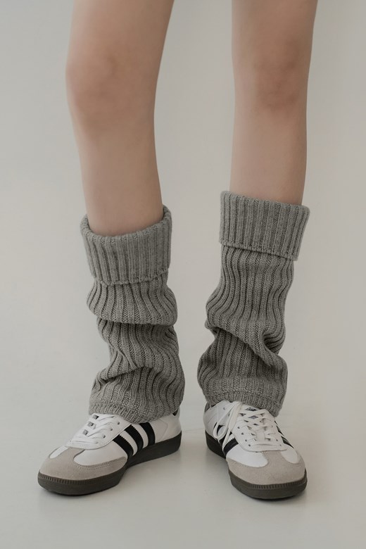 羊毛針織坑條襪套