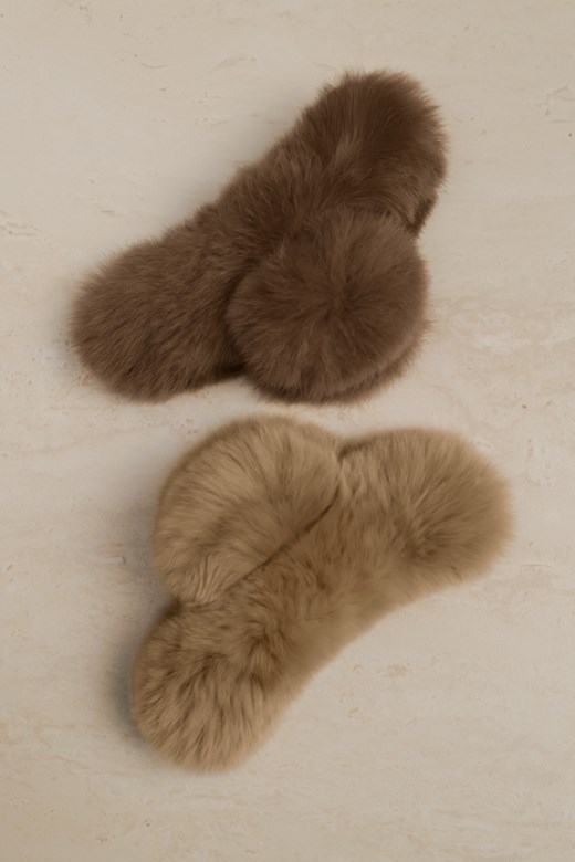 仿兔毛中型抓夾