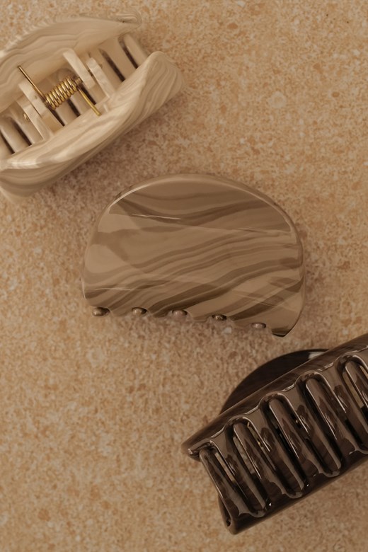 大理石紋弧形抓夾