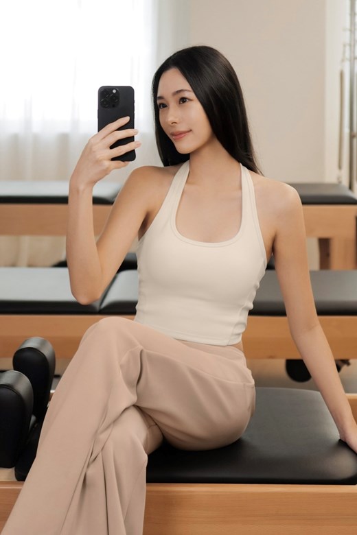 繞脖削肩彈力BRATOP