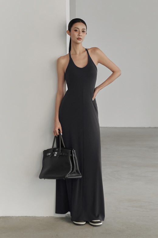 細肩挖背棉質BRA長洋