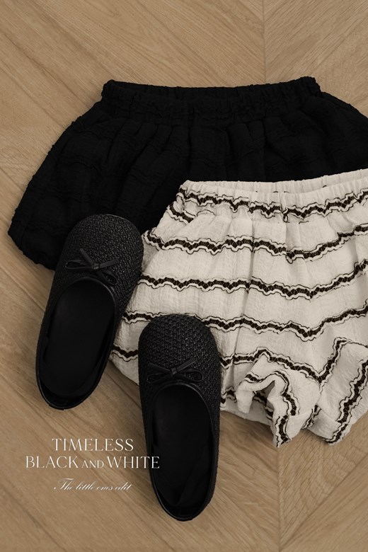 法式波紋澎澎短褲(KID)