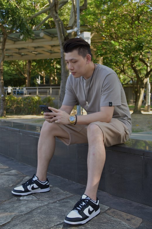 MIT抽繩扁帶短褲