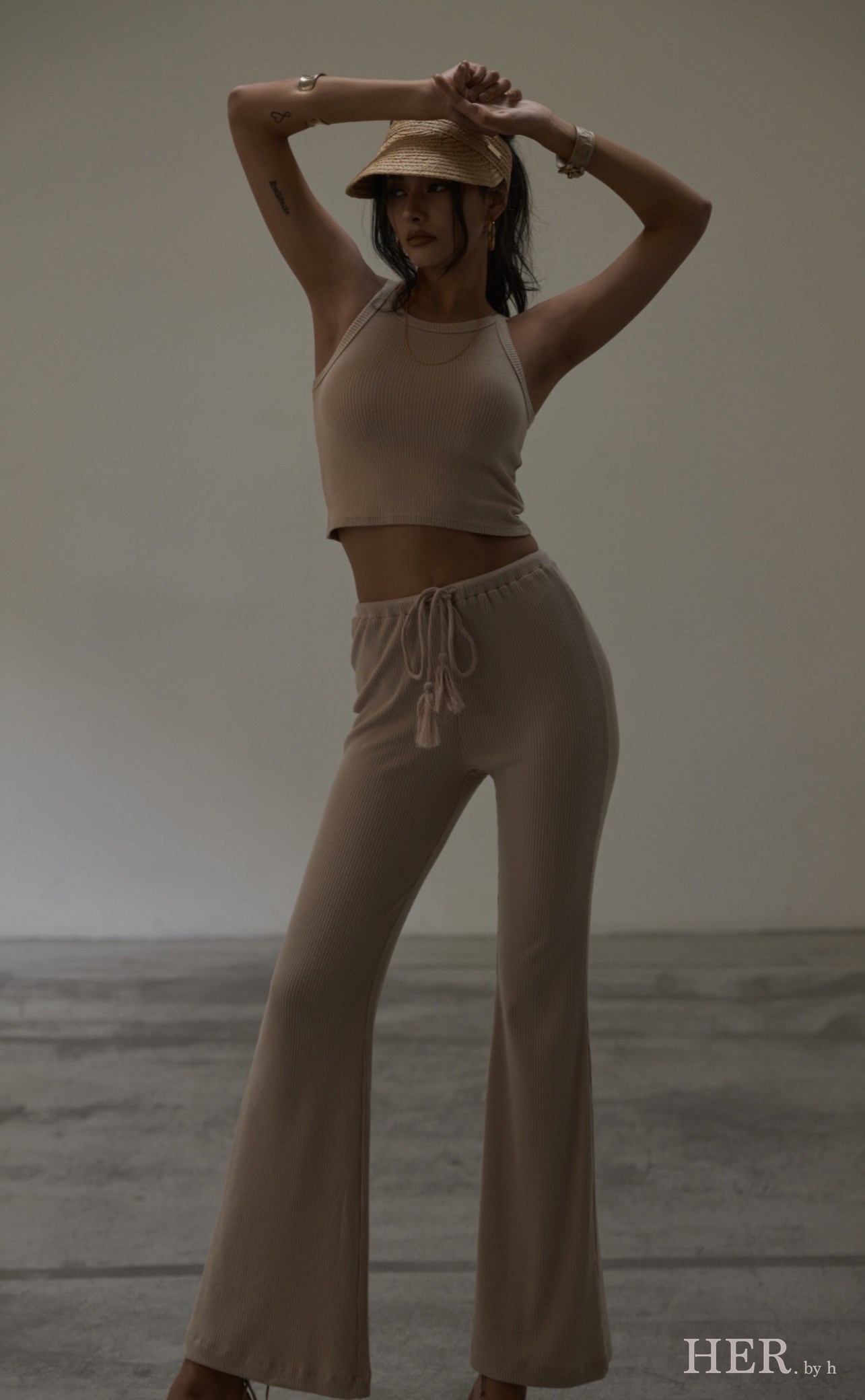 Drawstring Flare Pants ｜ HerByH