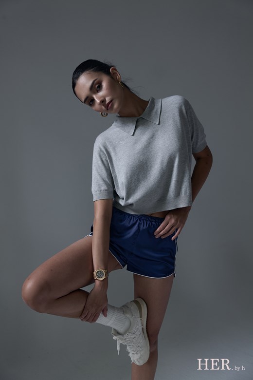 Breeze Knit Polo Short Sleeves Top