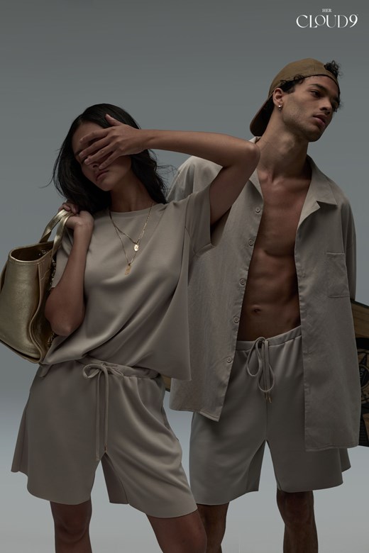 雲朵 UNISEX 抽繩休閒短褲