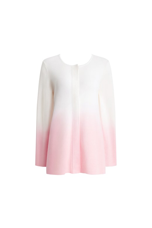 Blush Ombré Knit Cardigan