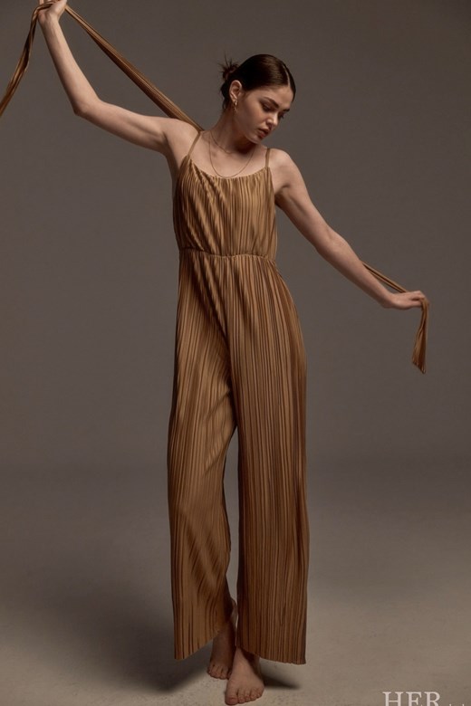 Pleated Jumpsuit