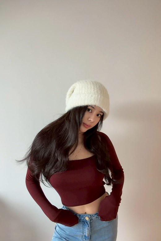 HER 冬季經典顯瘦 BRA TOP 羊毛上衣