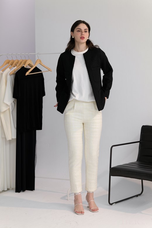 質感毛呢口袋外套