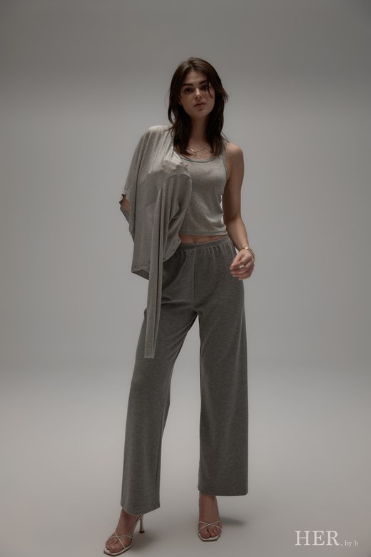 Unisex 極柔絨感休閒長褲