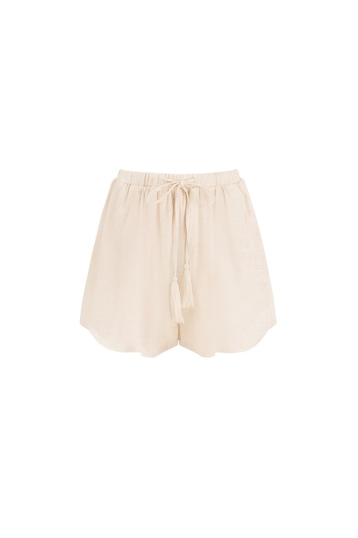 Linen Drawstring Shorts