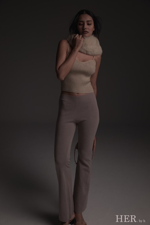 Cozy Knit Flared Pants