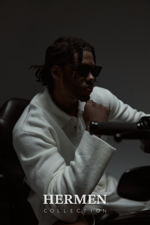 Oversized Long Sleeve Polo Shirt