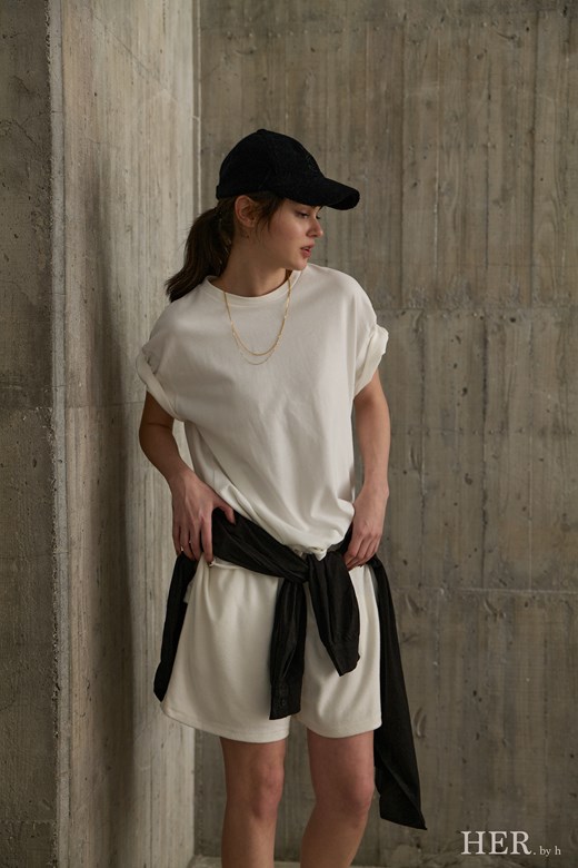 人造絲毛巾布| 男女抽繩短褲