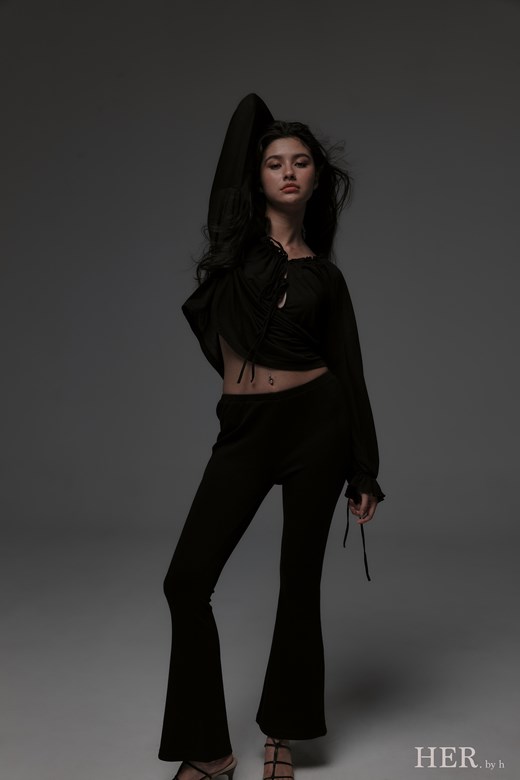 ☁️ 雲朵高彈顯瘦喇叭長褲