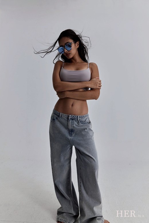 Crystal Straight-Leg Jeans