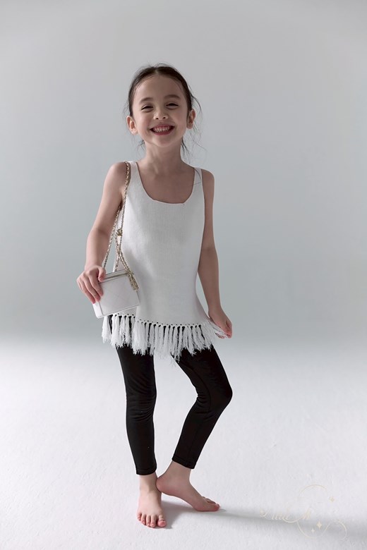 Little Fringe Knitting Top