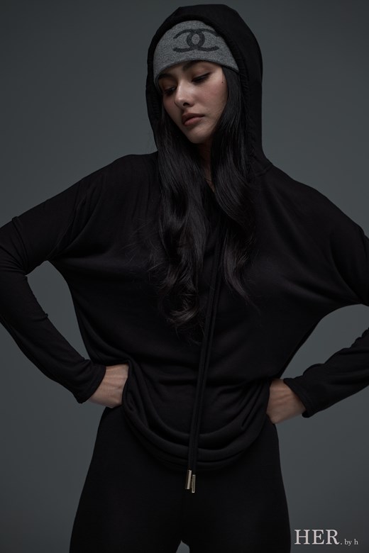 柔彈人造絲 Hoodie