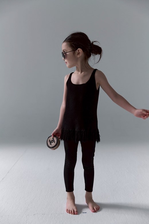 Little Fringe Knitting Top