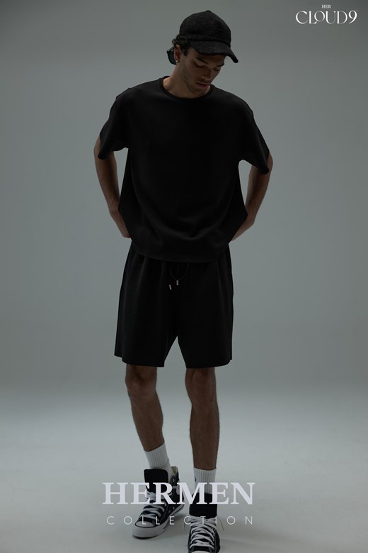 雲朵 UNISEX 抽繩休閒短褲