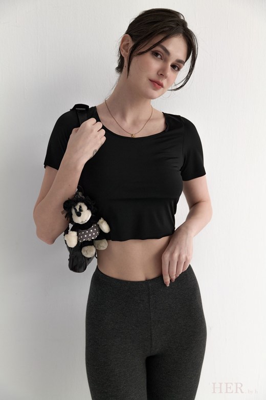 冰涼感短袖Bra Top