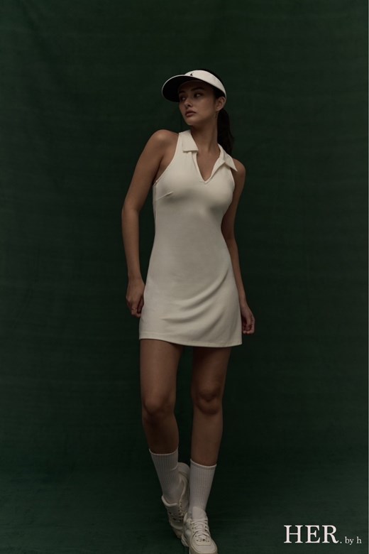 Sport Luxe Collar Dress