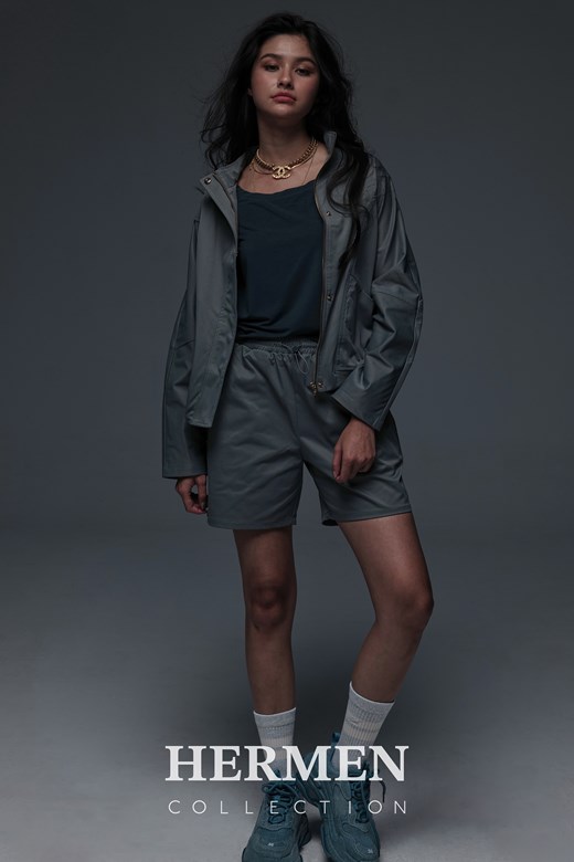 Unisex 極簡機能防風輕量套裝-短褲