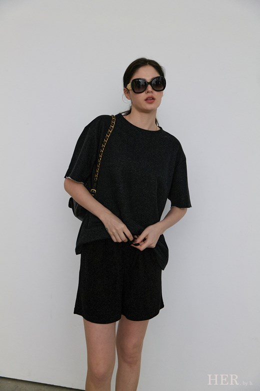 人造絲毛巾布| 男女抽繩短褲