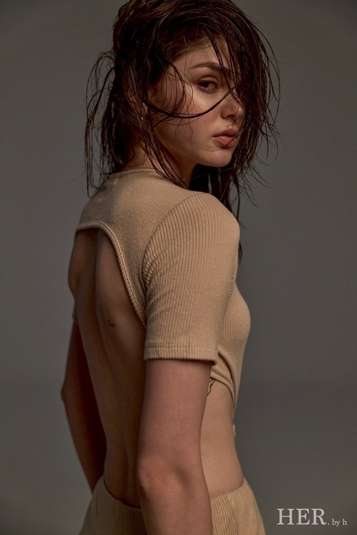 Open Back Sand Jumpsuit
