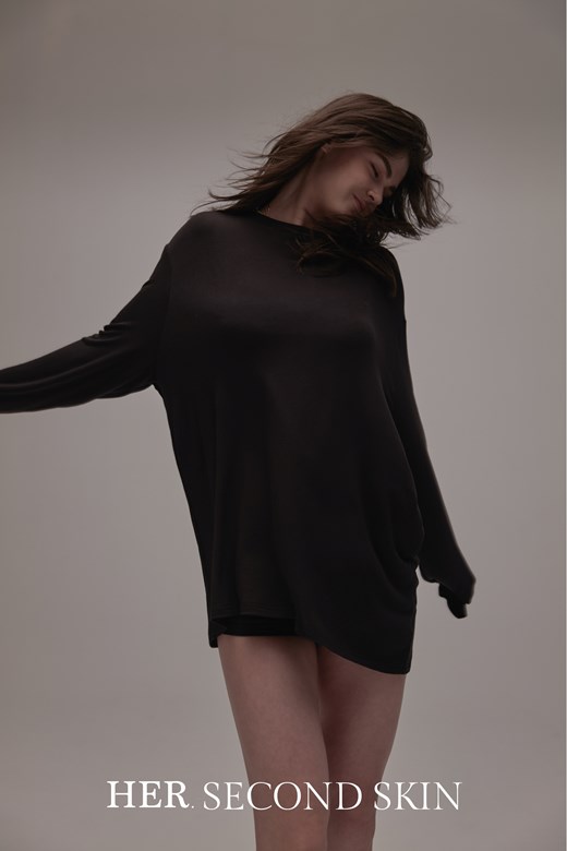 第二層肌膚｜Unisex 柔彈人造絲長袖