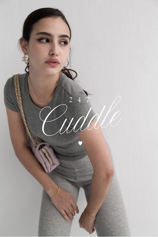 🧸 Cuddle 24/7 柔軟 Bra Top Tee
