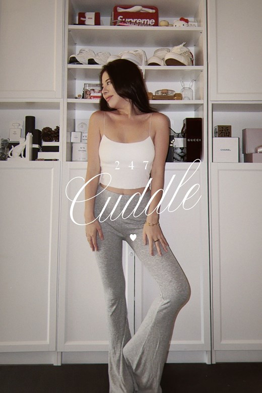 🧸 Cuddle 24/7 極親膚前開衩喇叭褲