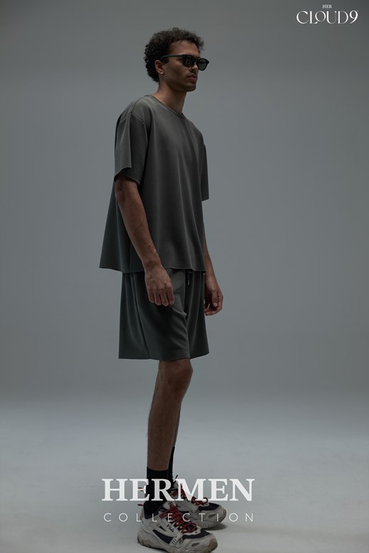 雲朵 UNISEX 抽繩休閒短褲