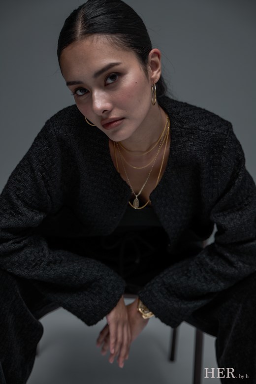 質感呢絨口袋外套