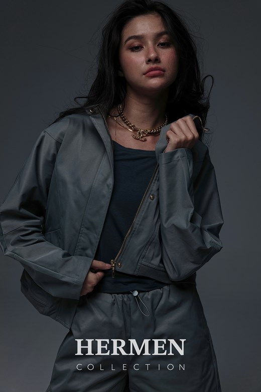 Unisex 極簡機能防風輕量套裝-夾克