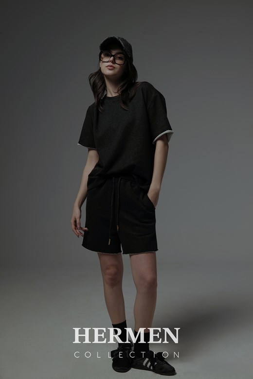 Jersey 棉質毛圈針織短褲