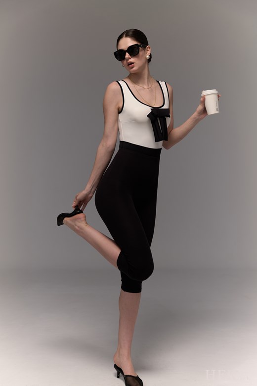 第二層肌膚｜人造絲裸感彈性顯瘦六分褲