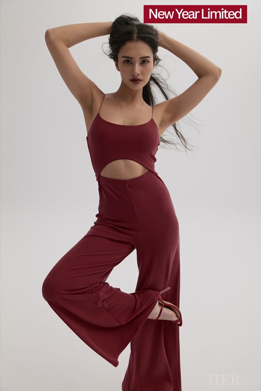 極致比例｜H Jumpsuit 鏤空美型連身褲