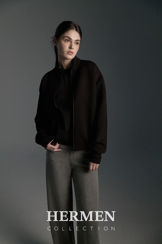 Unisex太空棉輕奢休棒球外套