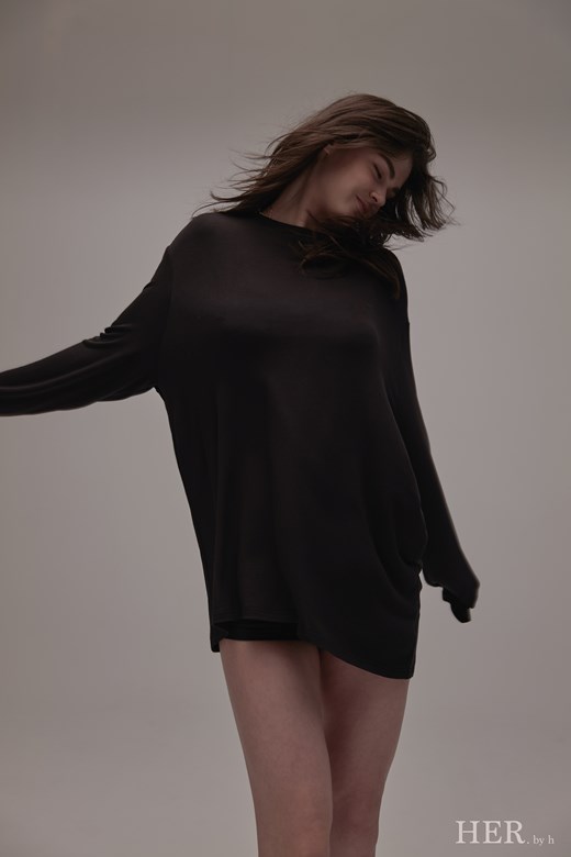 Unisex 第二層肌膚柔彈人造絲長袖