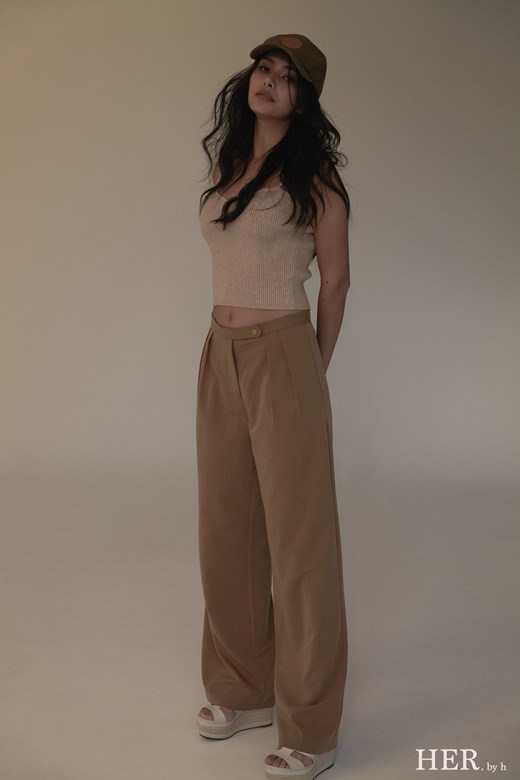 Wide Leg Suit Trousers