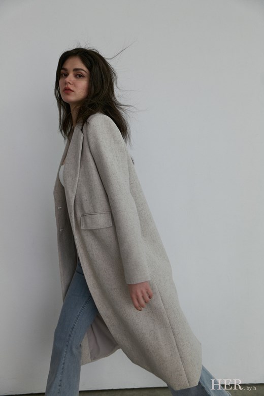 春杏亞麻｜質感長版西裝外套