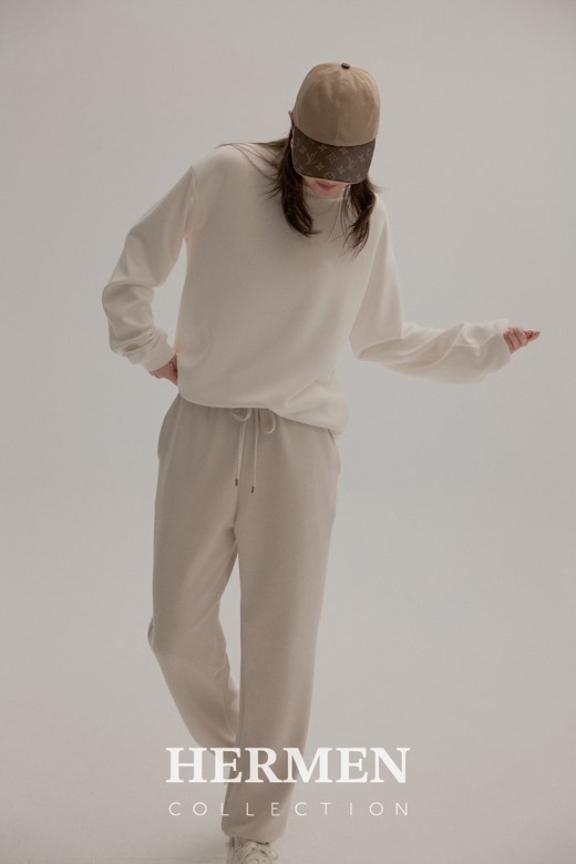 雲朵經典 Boyfriend 抽繩縮口長褲2.0