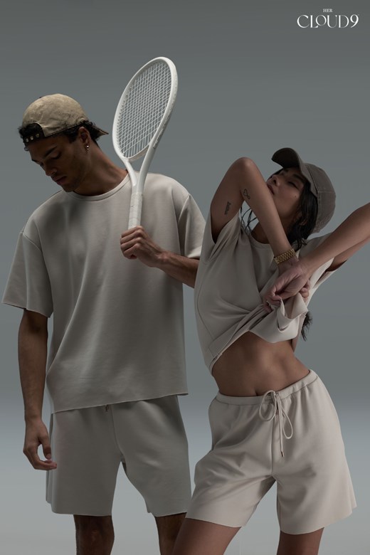 雲朵 UNISEX 抽繩休閒短褲