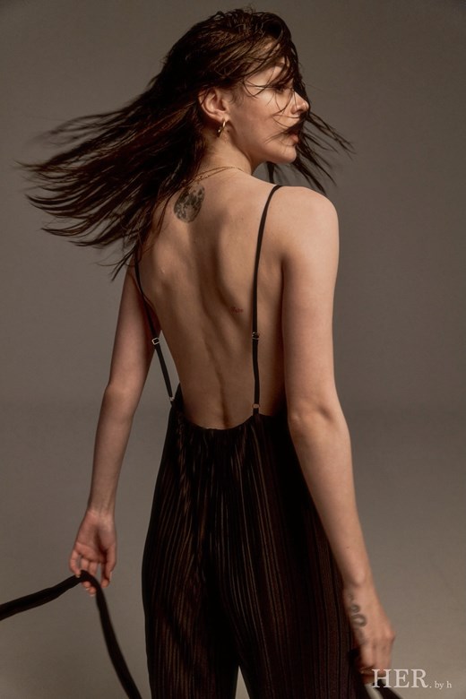 Pleated Jumpsuit